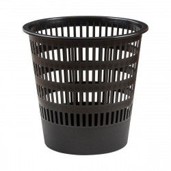 Rubbish bin Faibo Grille Black polypropylene Plastic 16 L 16 L