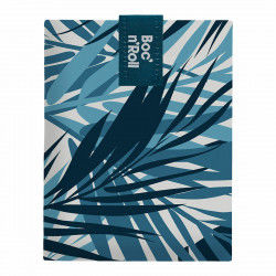 Porta Panino Roll'eat Boc'n'roll Essential Jungle Azzurro (11 x 15 cm)