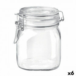 Food Preservation Container Bormioli Rocco Fido Transparent Glass (75 cl) (6...