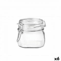 Mad Bevarelse Container Bormioli Rocco Fido Gennemsigtig Glas (500 ml) (6...