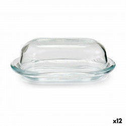 Smørskål Glas (13 x 7 x 19,7 cm) (12 enheder)