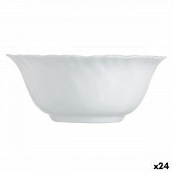Bowl Luminarc Feston White Glass (12 cm) (24 Units)