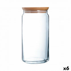Bocal Luminarc Pav Transparent verre (1,5 L) (6 Unités)