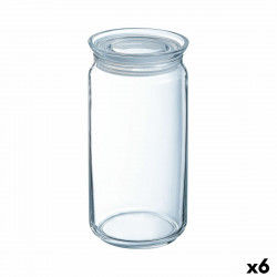 Bocal Luminarc Pav Transparent Silicone verre (1,5 L) (6 Unités)