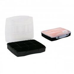 Box with compartments Dem Classic Plastic 19 x 16 x 3 cm