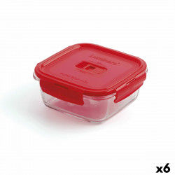Boîte à lunch hermétique Luminarc Pure Box 760 ml Rouge verre (6 Unités)