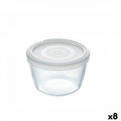 Round Lunch Box with Lid Pyrex Cook&freeze 600 ml 12 x 12 x 9 cm Transparent...