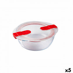 Hermetic Lunch Box Pyrex Cook&heat 1,1 L 21 x 18 x 7 cm Transparent Glass (5...