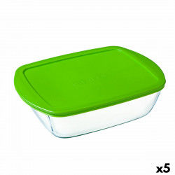 Boîte à repas rectangulaire avec couvercle Pyrex Cook&store Px Vert 2,5 L 28...