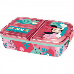 Compartment Lunchbox Minnie Mouse 19,5 x 16,5 x 6,7 cm polypropylene