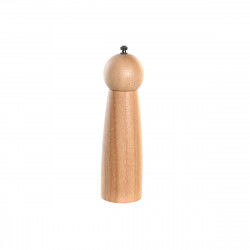 Pepper mill DKD Home Decor 6 x 6 x 21 cm Natural Stainless steel Bamboo