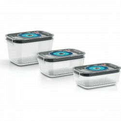 Set of 3 lunch boxes BOSCH Tritan Plastic 700 ml 1 L 1,5 L (3 Units)