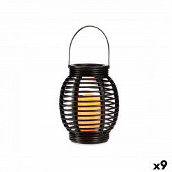LED Lantern Dark grey Plastic 16 x 20 x 16 cm (9Units)