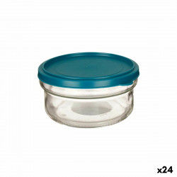 Round Lunch Box with Lid Green polypropylene 415 ml 12 x 6 x 12 cm (24 Units)