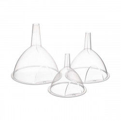 Funnel Secret de Gourmet Transparent Plastic (3 Pieces)