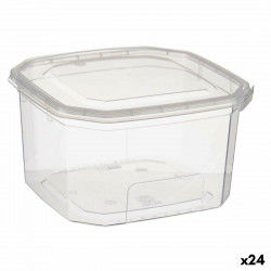Rectangular Lunchbox with Lid Transparent polypropylene 750 ml 12,8 x 7,5 x...