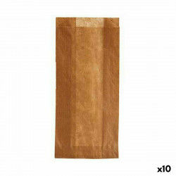 Reusable Food Bag Set Compostable 12 x 27 cm Cellulose (10 Units)