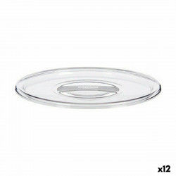 Tapa Stefanplast Tosca Transparente Plástico 19,5 x 2 x 19,5 cm (12 Unidades)