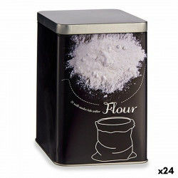 Tin Flour Black Metal 1 L (24 Units)