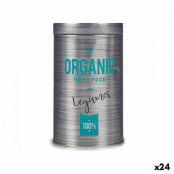 Boîte Organic Légumes Gris Fer blanc 10,4 x 18,2 x 10,4 cm (24 Unités)