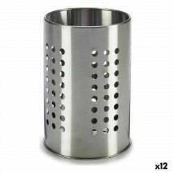 Cutlery Drainer Silver Stainless steel 12 x 17,6 x 12 cm (12 Units)