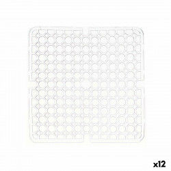 Alfombrilla Antideslizante Transparente Plástico 28 x 0,1 x 28 cm Fregadero...