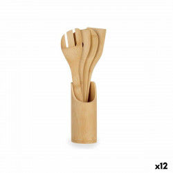 Juego de Utensilios de Cocina Bambú (12 Unidades)