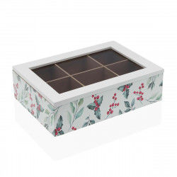 Box for Infusions Versa Acebo Wood 17 x 7 x 24 cm