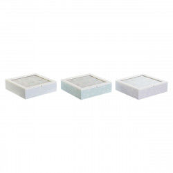 Box for Infusions DKD Home Decor Blue White Green Lilac Metal Crystal MDF...
