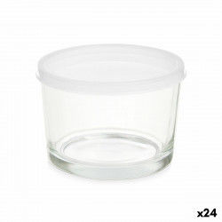 Lunch box Transparent Glass polypropylene 200 ml (24 Units)