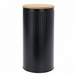 Boîte Noir Bambou 1,6 L 10,8 x 10,8 x 21 cm