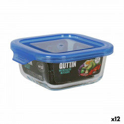 Lunch box Quttin   Blue 12 x 12 x 5,3 cm (12 Units)
