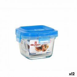 Porta pranzo Ermetico Quttin Azzurro Quadrato 160 ml 9 x 9 x 6,6 cm (12 Unità)