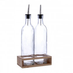 Oil and Vinegar Set Quid Naturalia Transparent Glass 550 ml