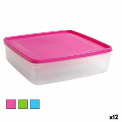 Lunch box Squared 24 x 24 x 7 cm (12 Units)
