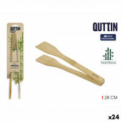 Kitchen Spatula Quttin Bamboo (24 Units)
