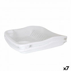 Draining Rack for Kitchen Sink Dem Bloom Plastic White 48 x 40 x 11,5 cm (7...