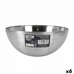 Salad Bowl Quttin   Silver Ø 29,5 cm Steel (6 Units)