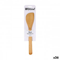 Køkkenspatel Wooow Kurvet Bambus 30 x 6,2 x 0,8 cm (36 Enheder)
