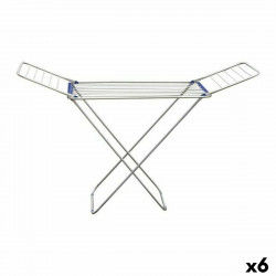 Folding clothes line Confortime Aluminium Silver Blue 175 x 55 x 110 cm (6...