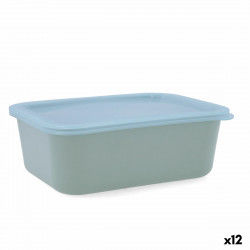 Boîte à repas rectangulaire avec couvercle Quid Inspira 1,34 L Vert Plastique...