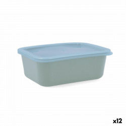 Rectangular Lunchbox with Lid Quid Inspira 740 ml Green Plastic (12 Units)