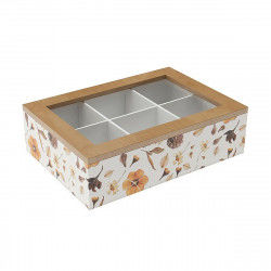 Box for Infusions Versa Petals Wood 17 x 7 x 24 cm
