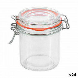 Jar La Mediterránea Hermetic Glass 250 ml (24 Units)