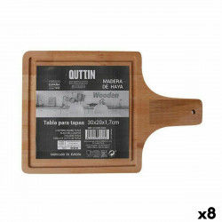 Tabla de servir Quttin Con mango 30 x 20 x 1,7 cm (8 Unidades)