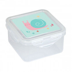 Lunch box Safta Snail Turquoise 13 x 7.5 x 13 cm