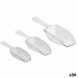 Set of Measuring Spoons Quttin 3 Pieces Plastic (36 Units)