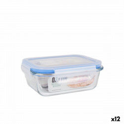Hermetic Lunch Box Quttin Rectangular 375 ml (12 Units)