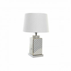 Lampa stołowa DKD Home Decor Biały Metal 60 W (Odnowione A)