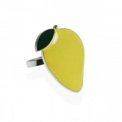 Napkin ring Versa Metal Zinc Alloy 5,5 x 4,5 x 4,3 cm Lemon